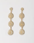 PENDIENTES LARGOS FLORES