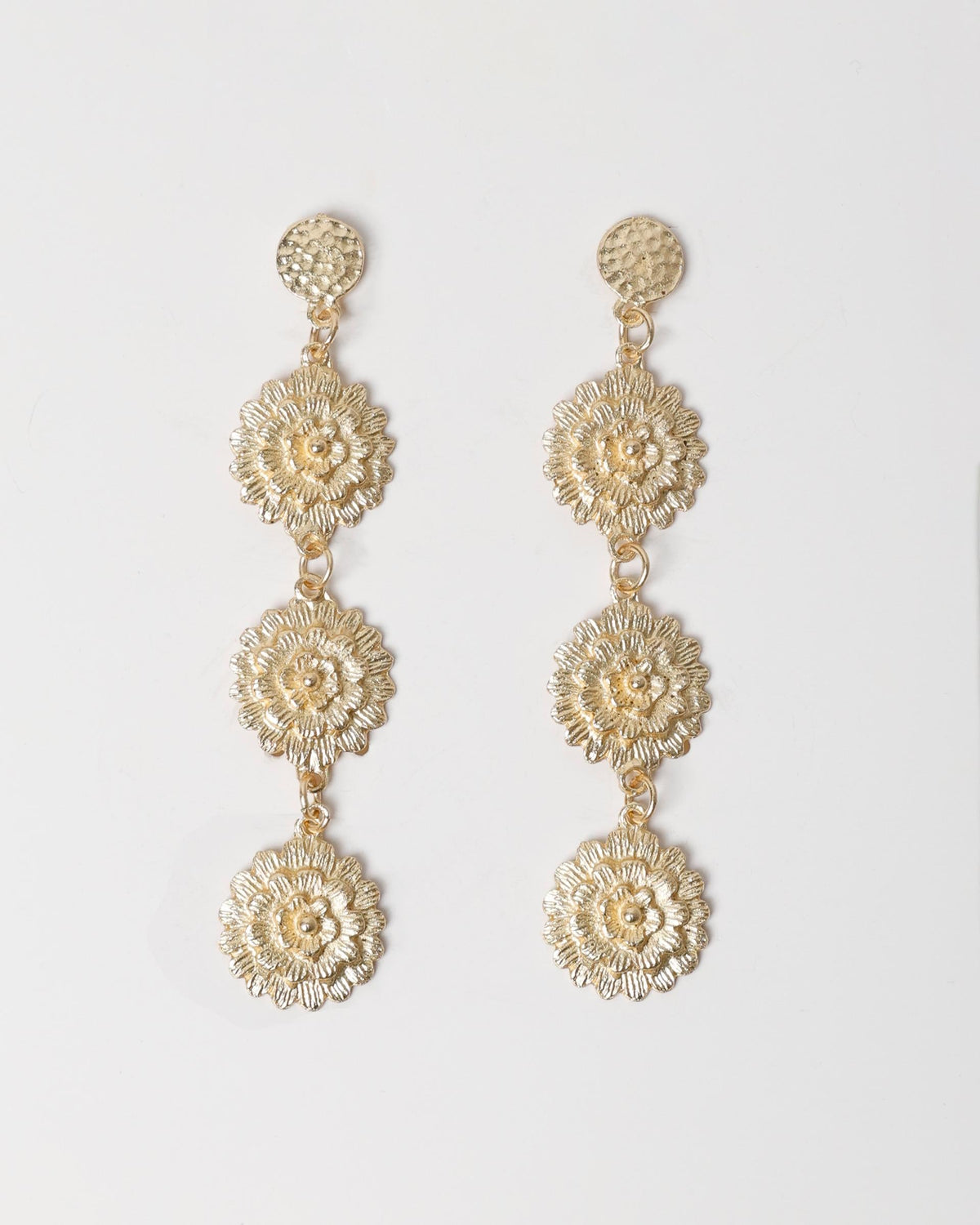 PENDIENTES LARGOS FLORES