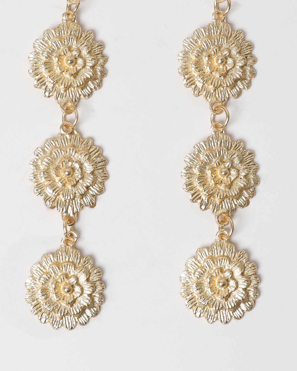 PENDIENTES LARGOS FLORES