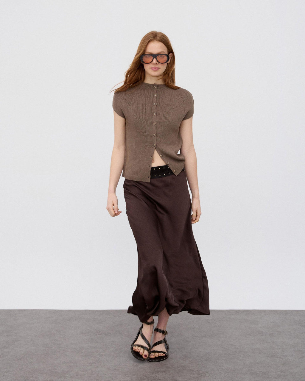 TOP BOTONES CUELLO ALTO