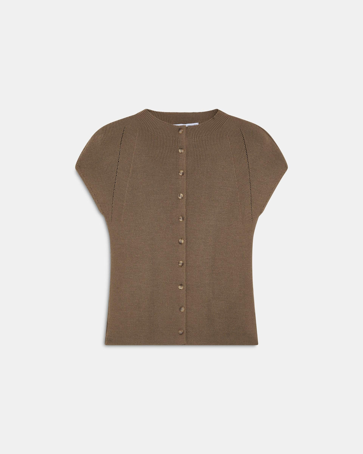TOP BOTONES CUELLO ALTO