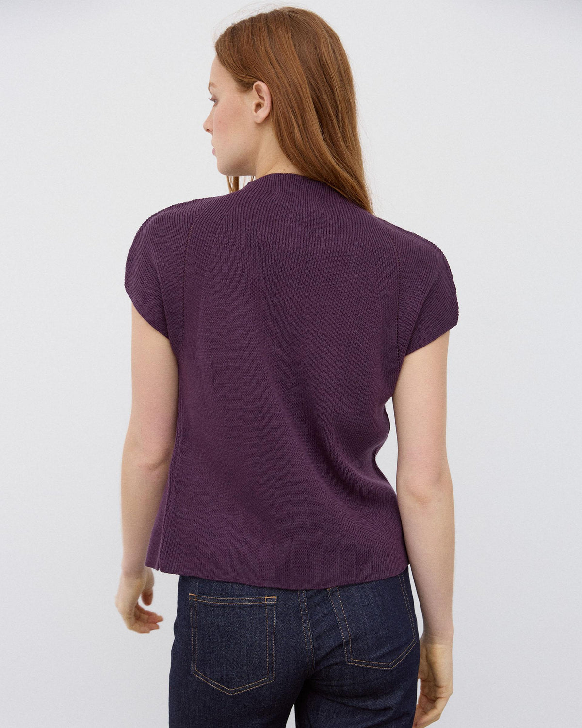 TOP BOTONES CUELLO ALTO