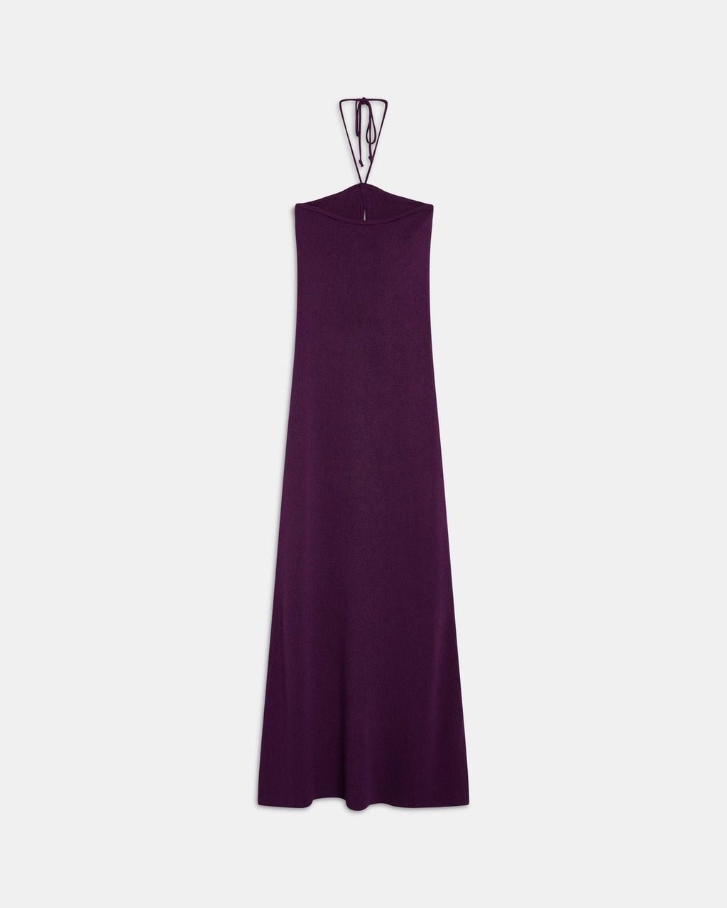 Vestido Halter Punto Morado