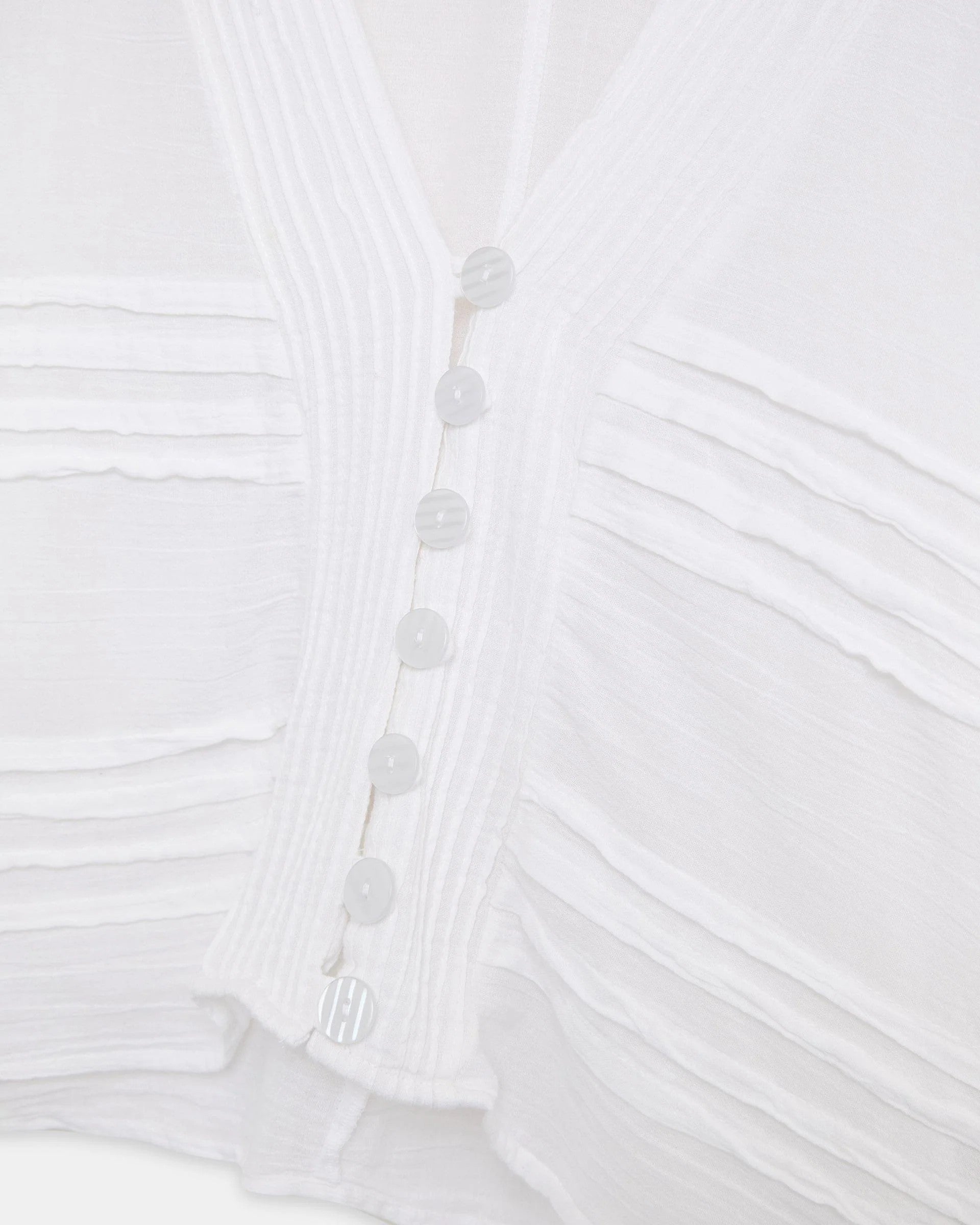 BLUSA PLIEGUES BLANCA