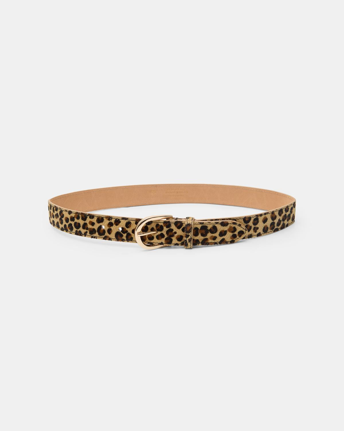 CINTURON PIEL LEOPARDO