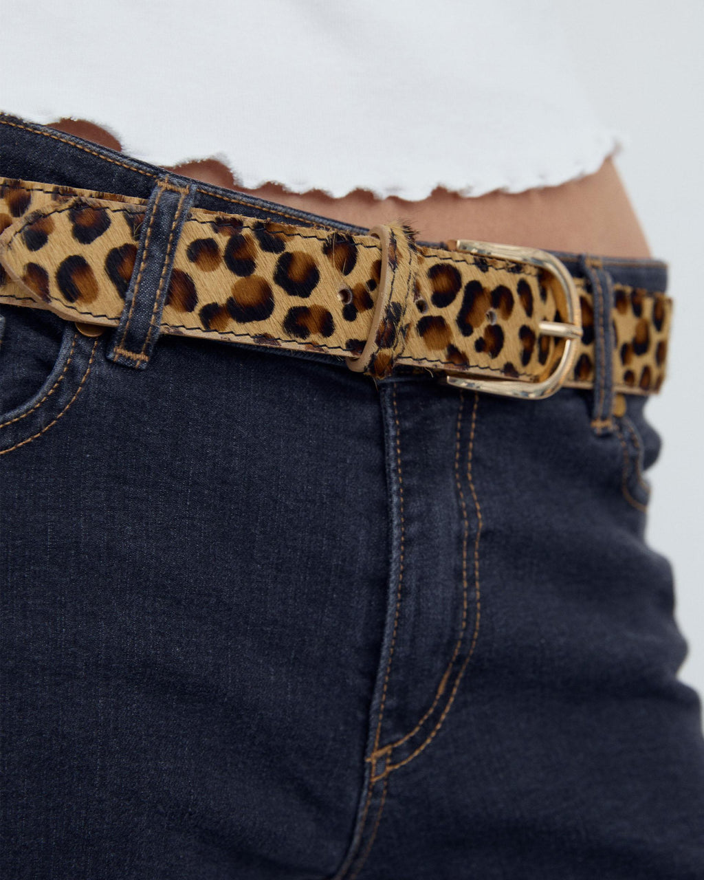 CINTURON PIEL LEOPARDO