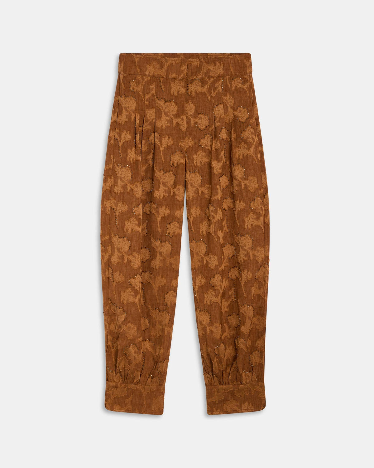 PANTALÓN BOMBACHO ABALORIOS ESTAMPADO