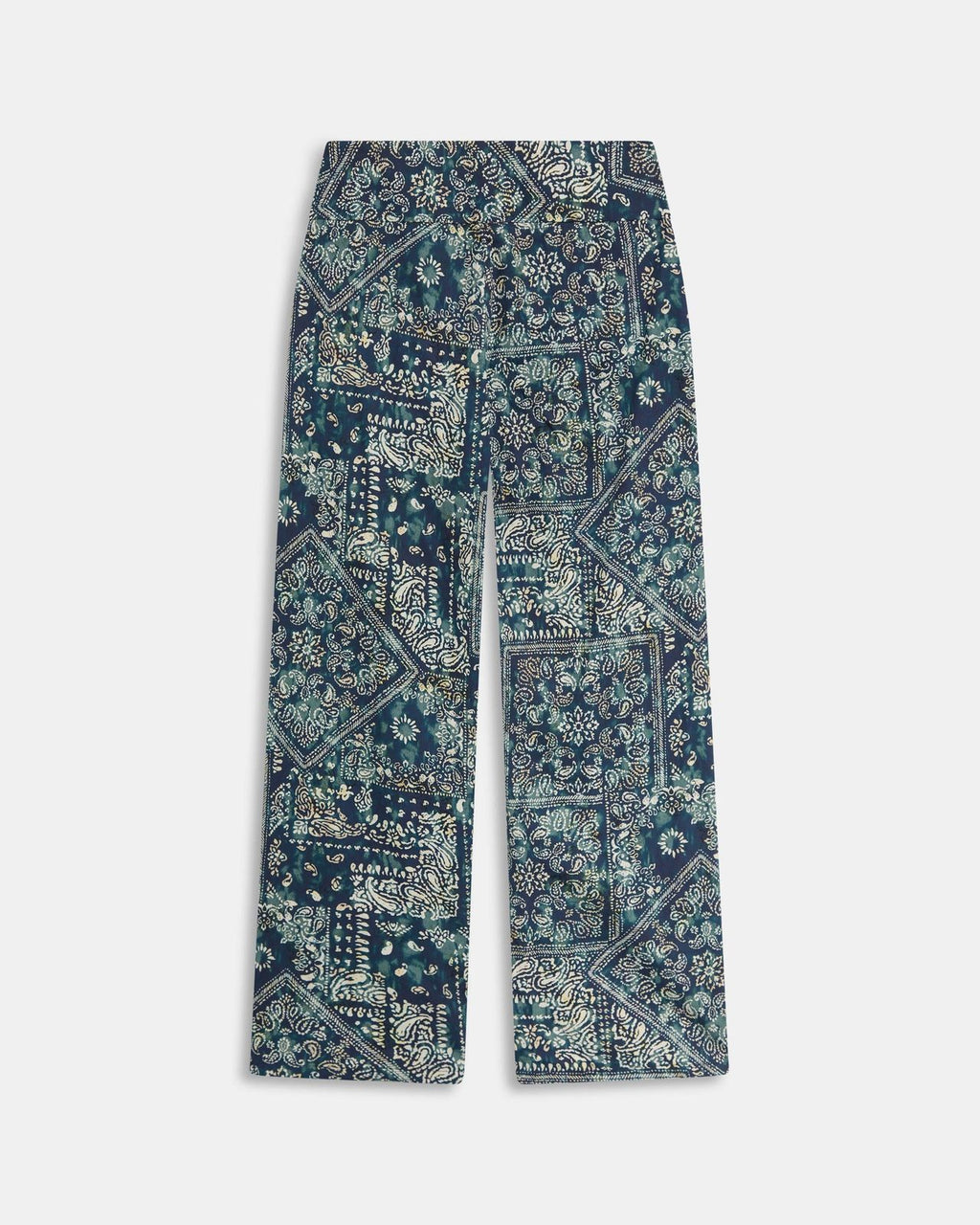 Pantalón Cinturilla Lazada Bandana Azul