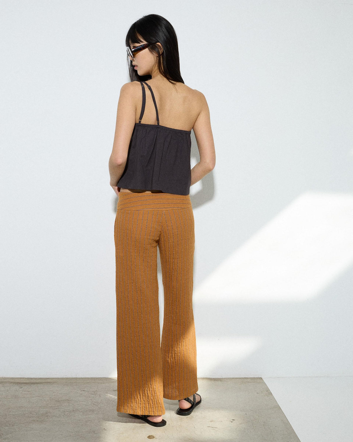 PANTALÓN RAYAS CINTURILLA CRUZADA