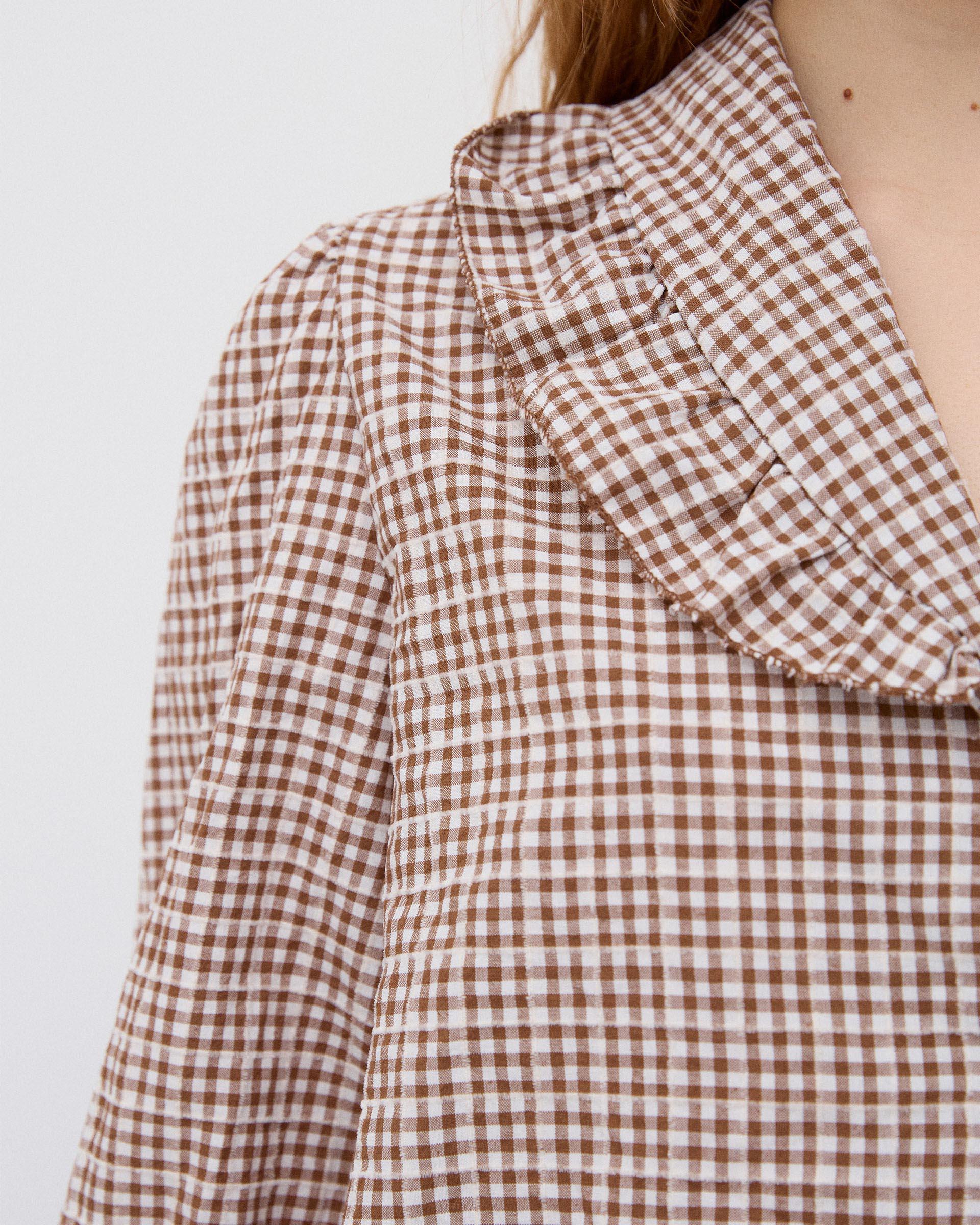 BLUSA VOLANTE CUELLO VICHY