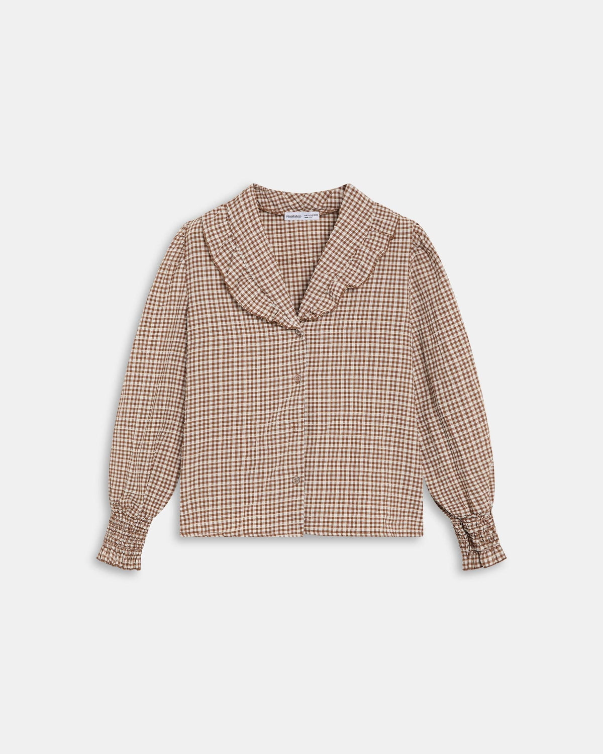 BLUSA VOLANTE CUELLO VICHY