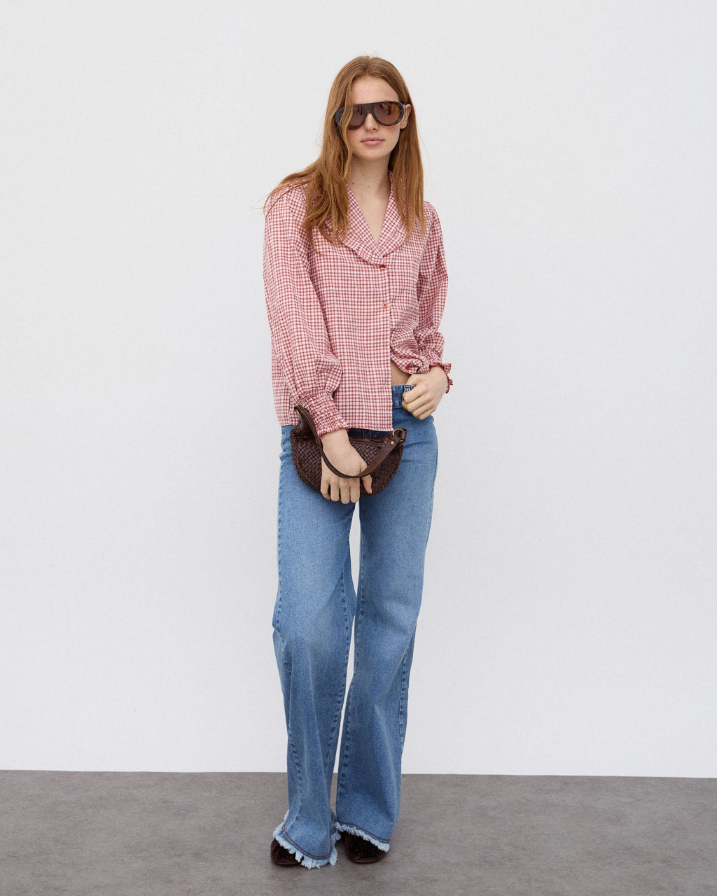BLUSA VOLANTE CUELLO VICHY