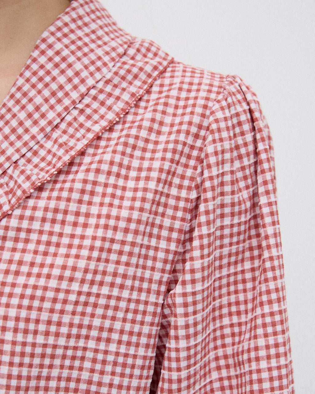 BLUSA VOLANTE CUELLO VICHY