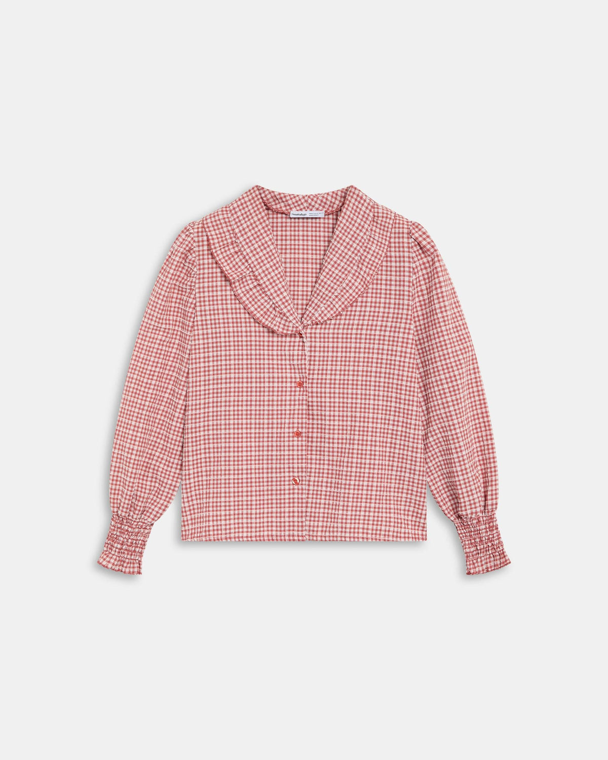 BLUSA VOLANTE CUELLO VICHY