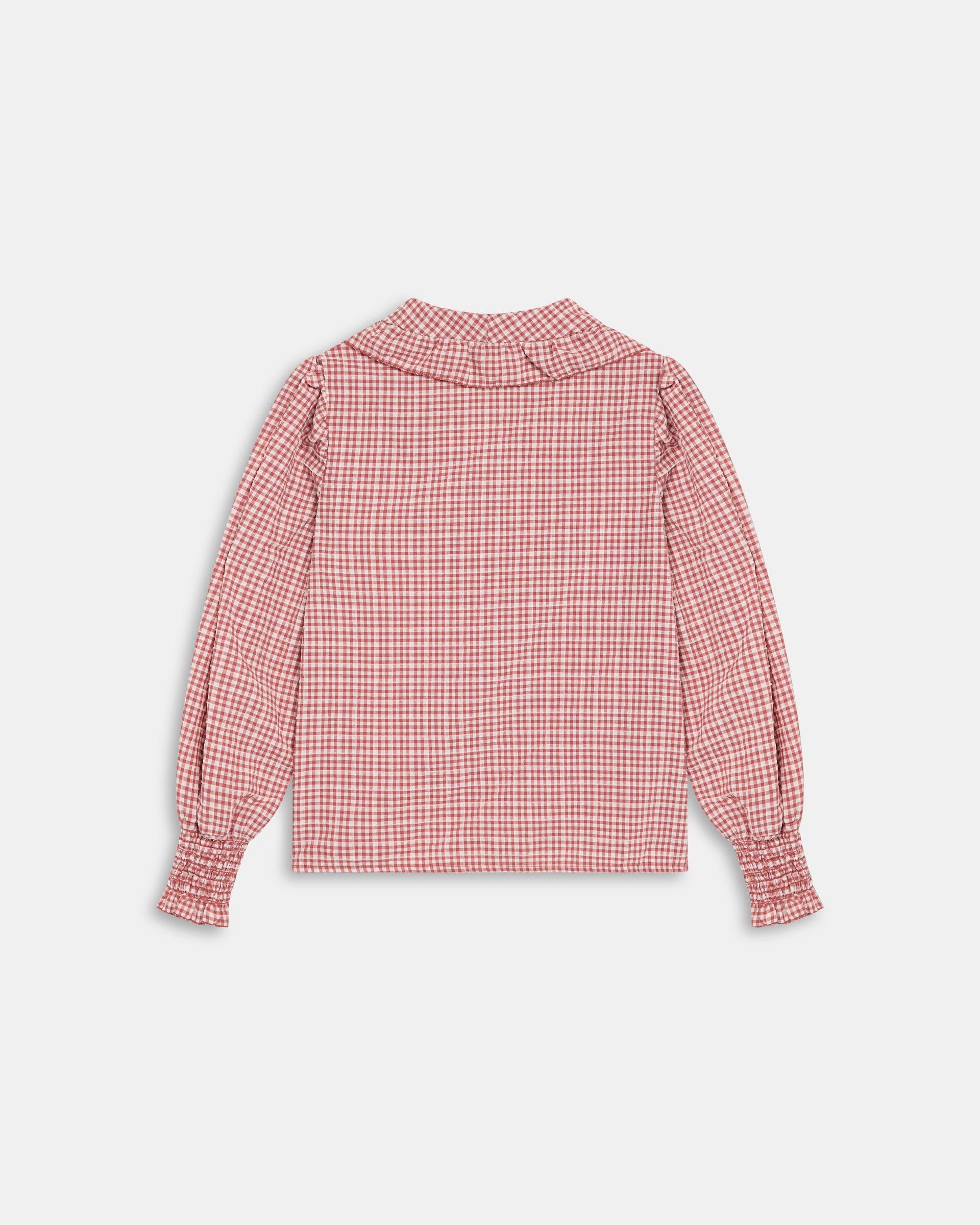 BLUSA VOLANTE CUELLO VICHY