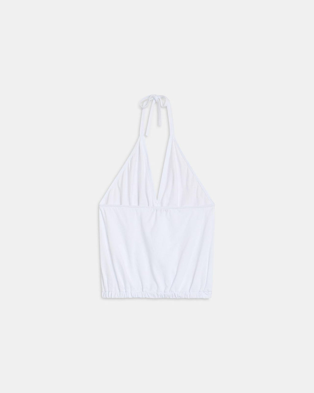 Camiseta Halter Cruzada Blanco