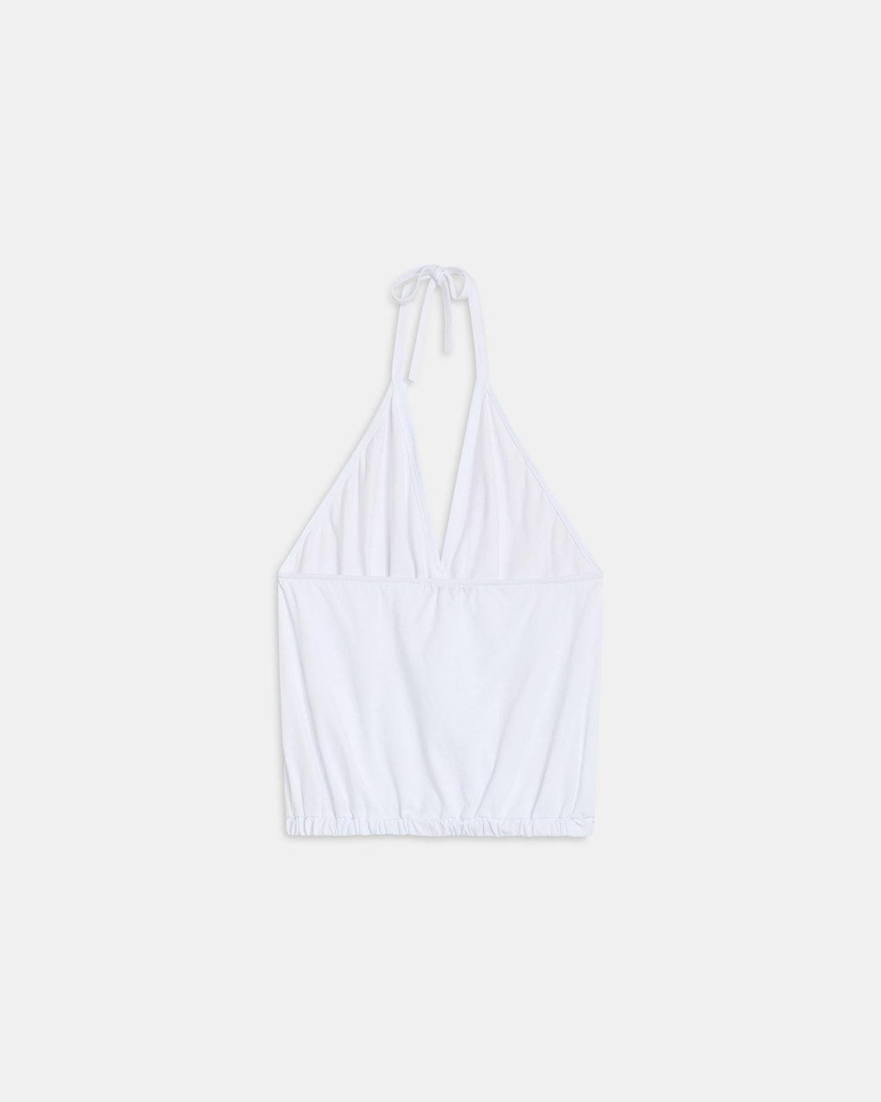 Camiseta Halter Cruzada Blanco