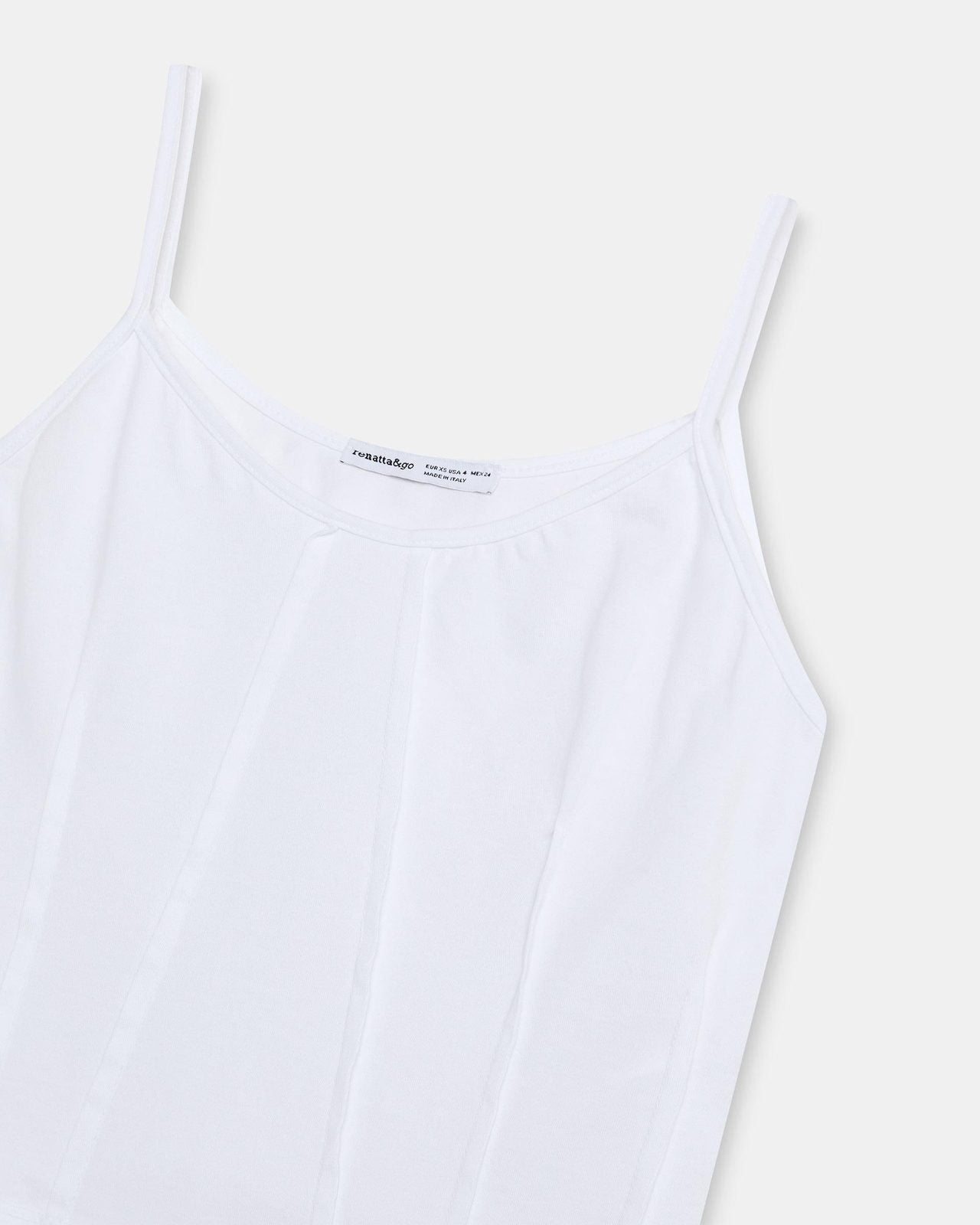 Camiseta Tirantes Nervios Blanco