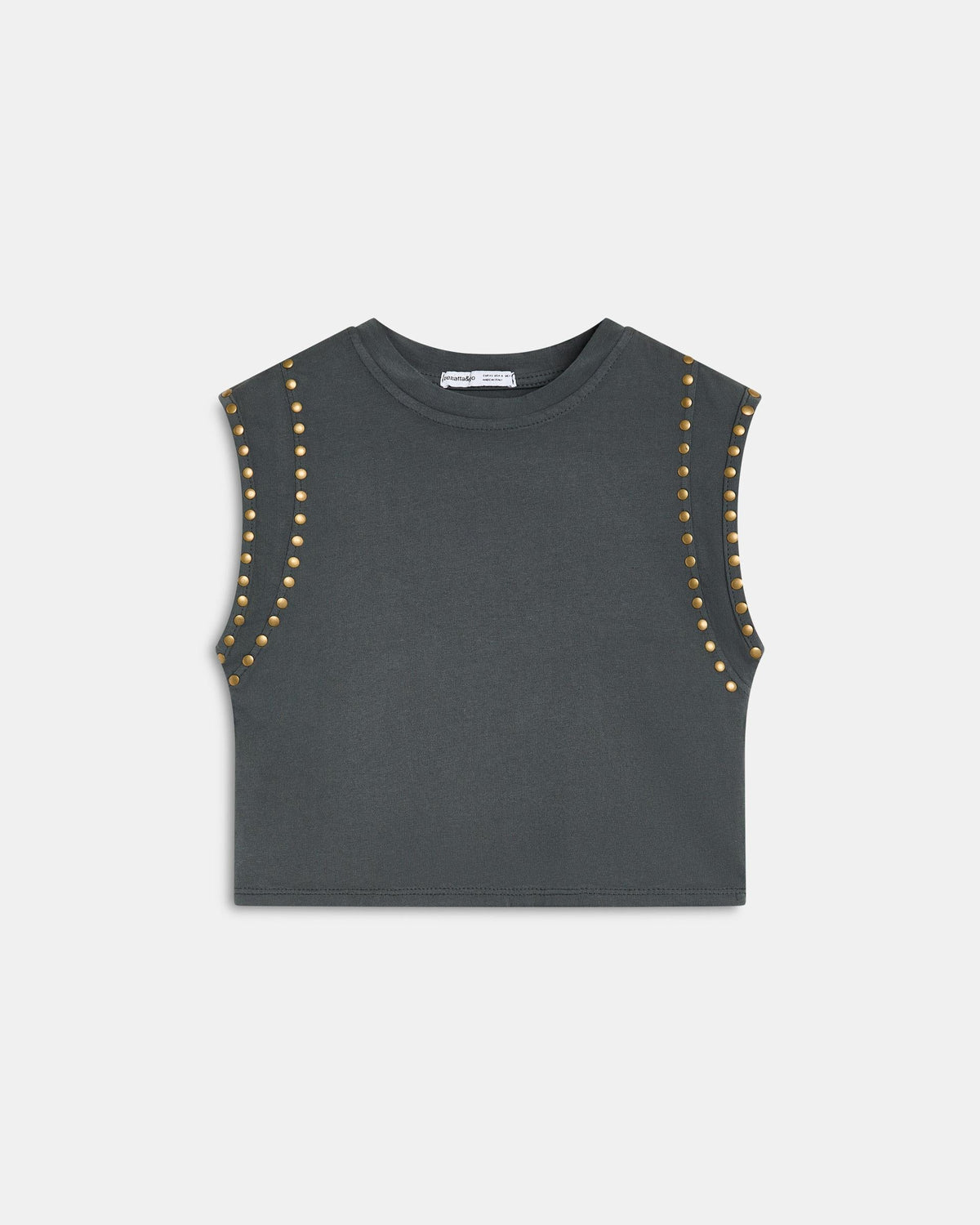 CAMISETA TACHUELAS MANGAS