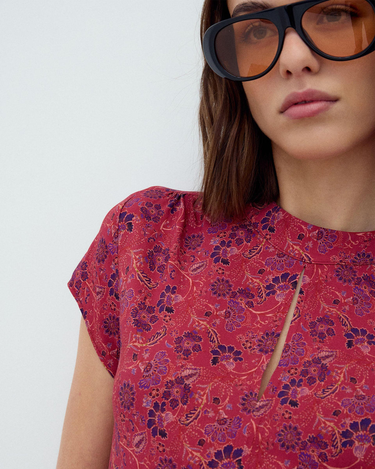 VESTIDO CORTO VOLANTES ESTAMPADO