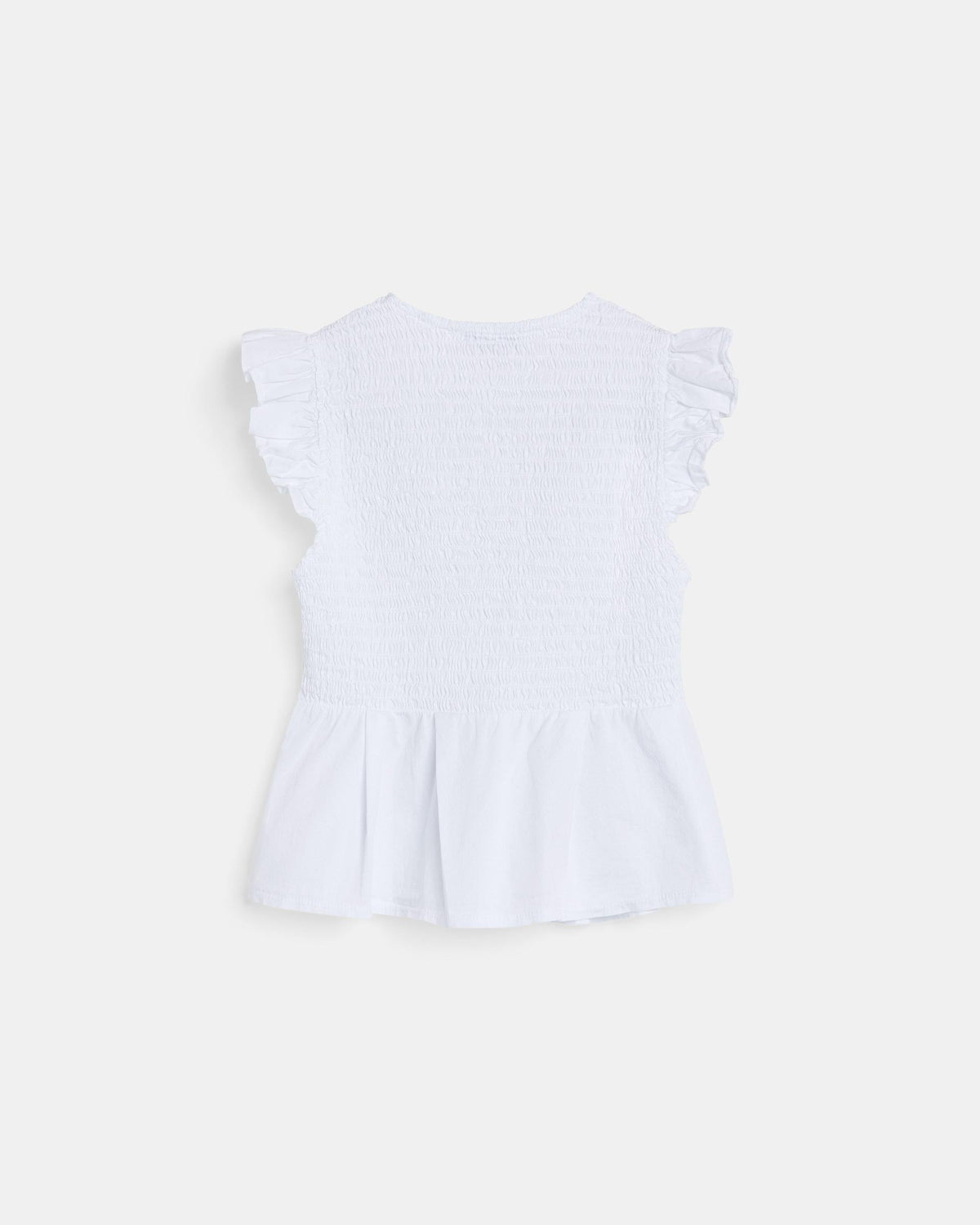 BLUSA NIDO DE ABEJA BOTONES DELANTERO