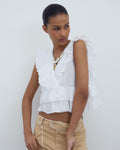 BLUSA CRUZADA VOLANTES