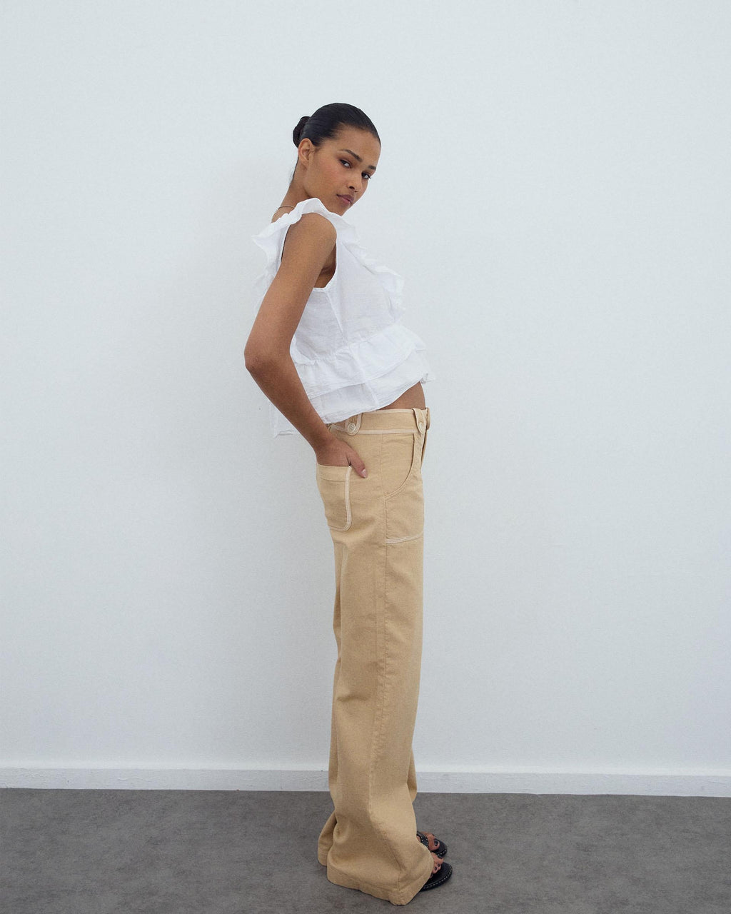 BLUSA CRUZADA VOLANTES