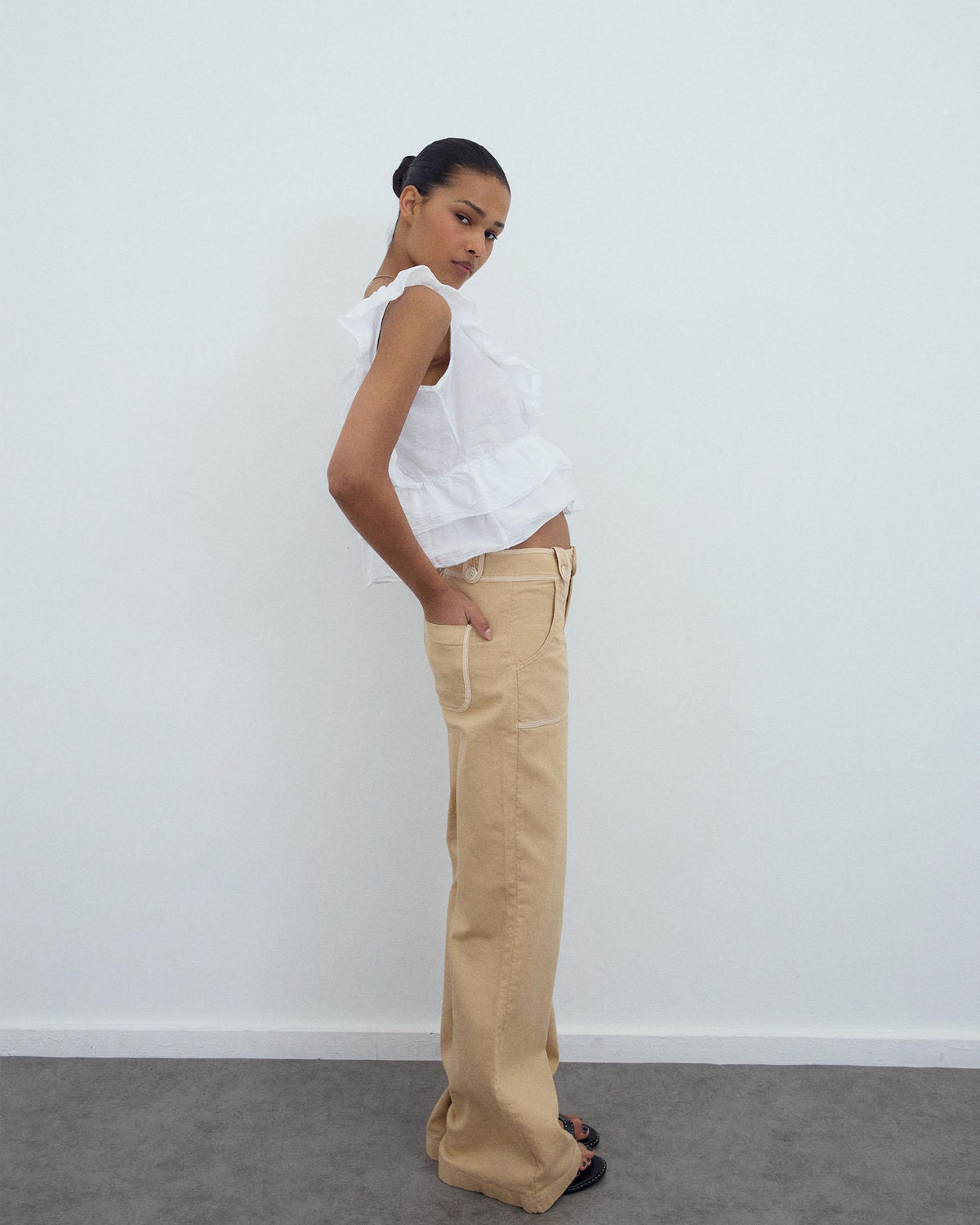 BLUSA CRUZADA VOLANTES
