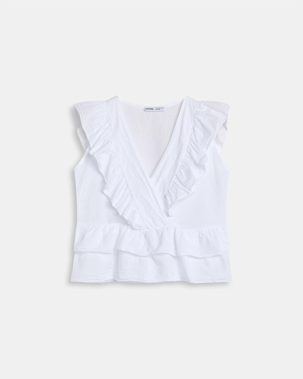 BLUSA CRUZADA VOLANTES