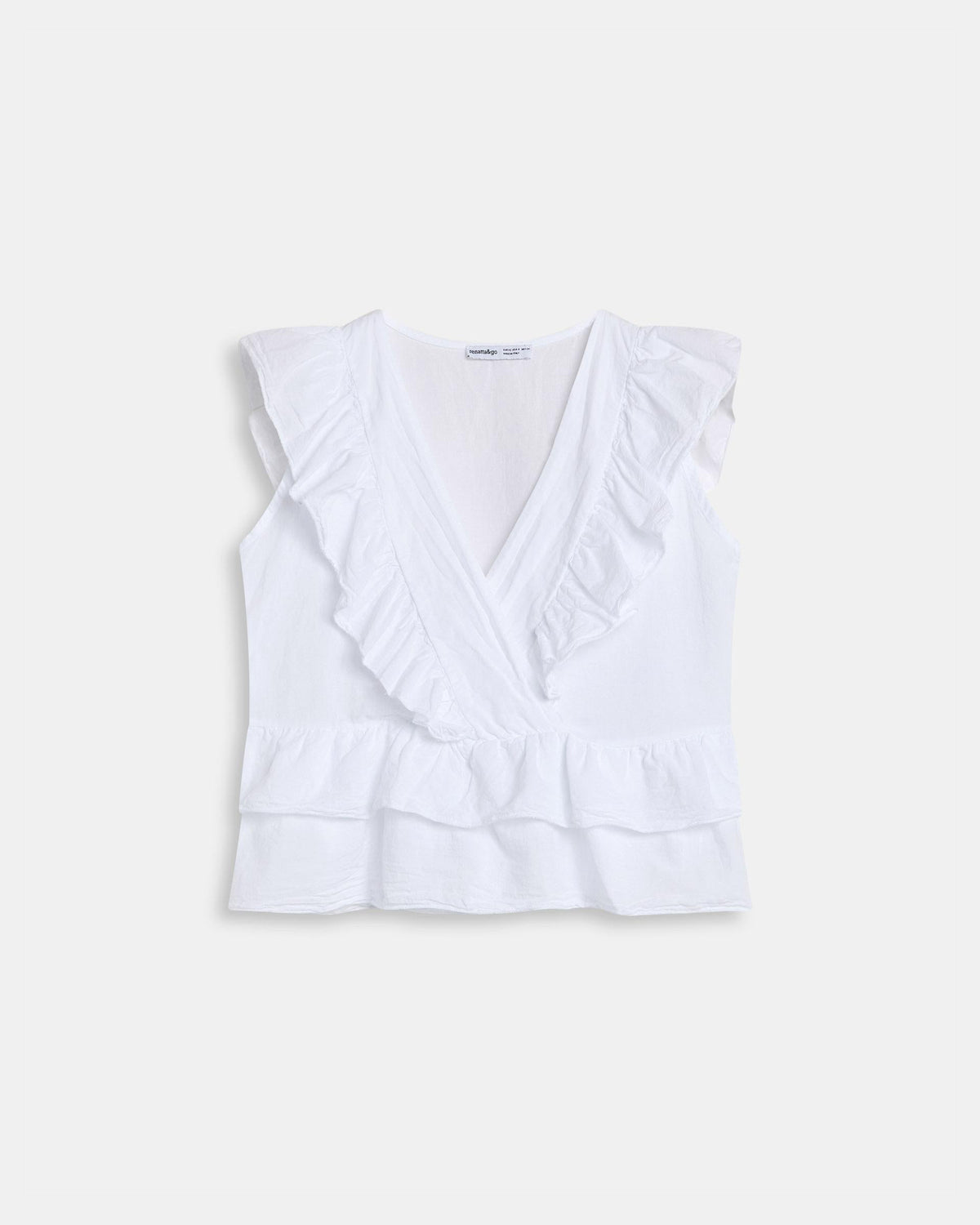 BLUSA CRUZADA VOLANTES