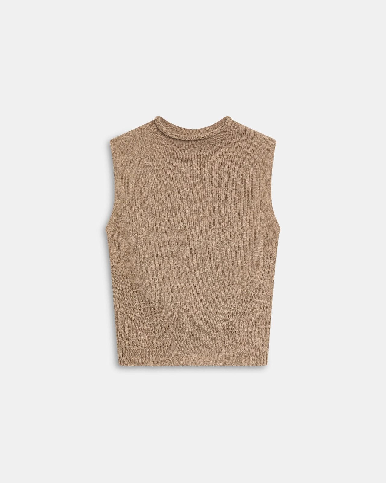 Top Punto Detalle Rib Beige