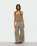 PANTALÓN CUADROS BOLSILLOS SEERSUCKER