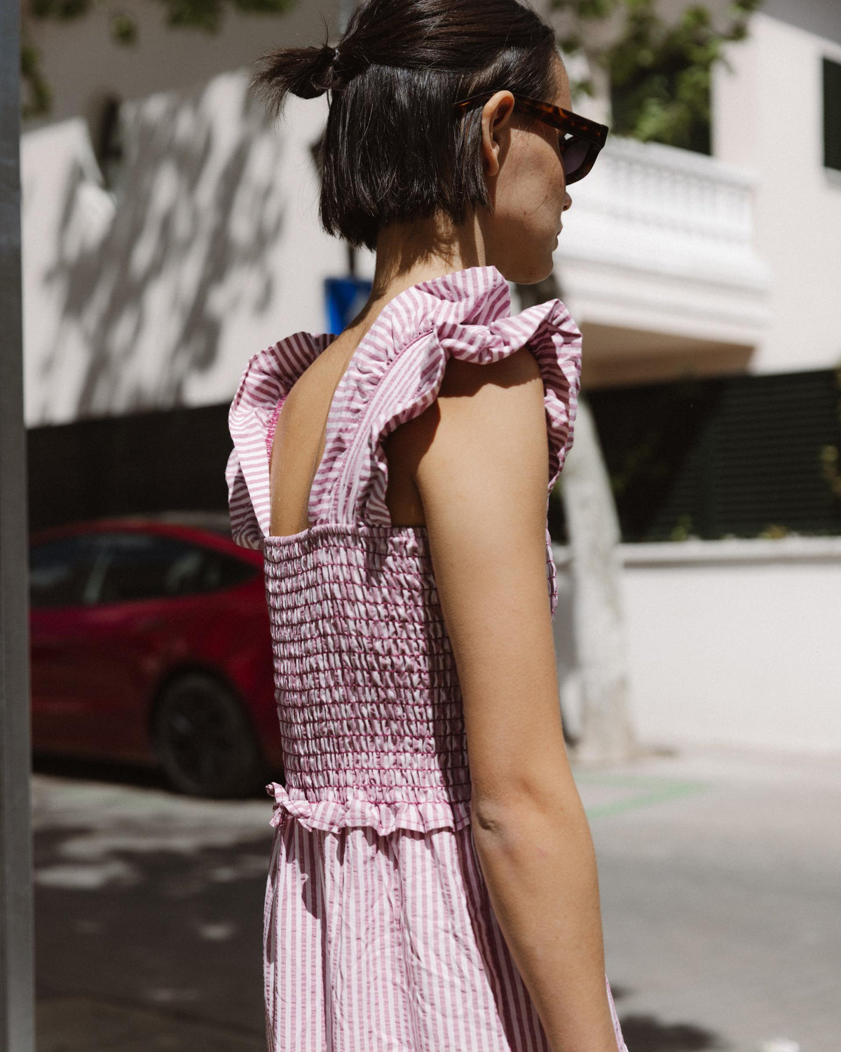 VESTIDO GOMAS VOLANTES