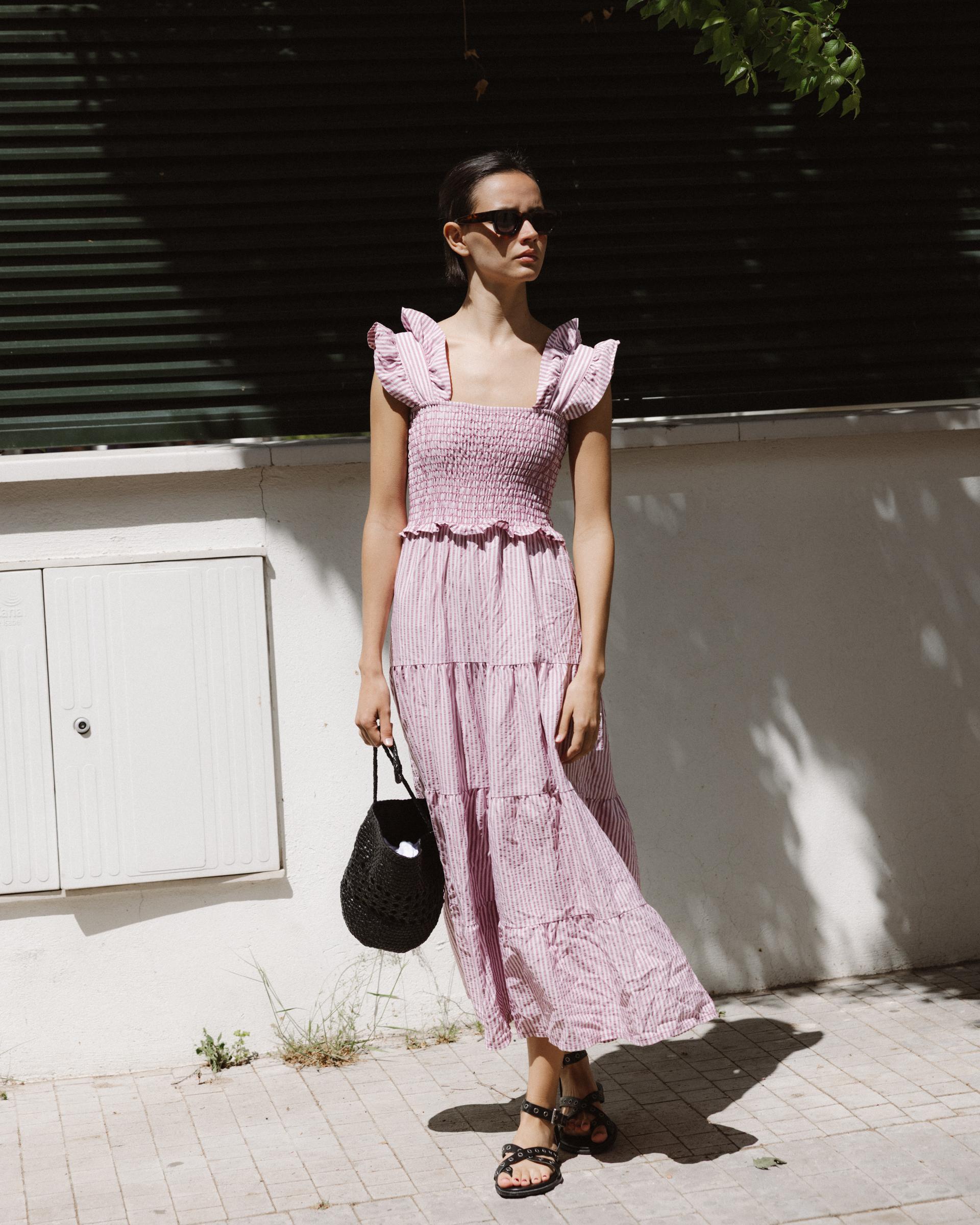 VESTIDO GOMAS VOLANTES