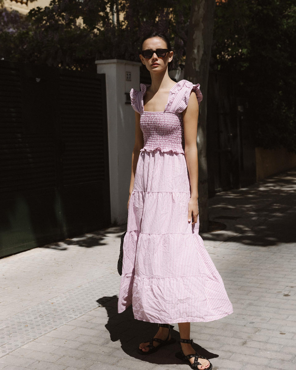 VESTIDO GOMAS VOLANTES