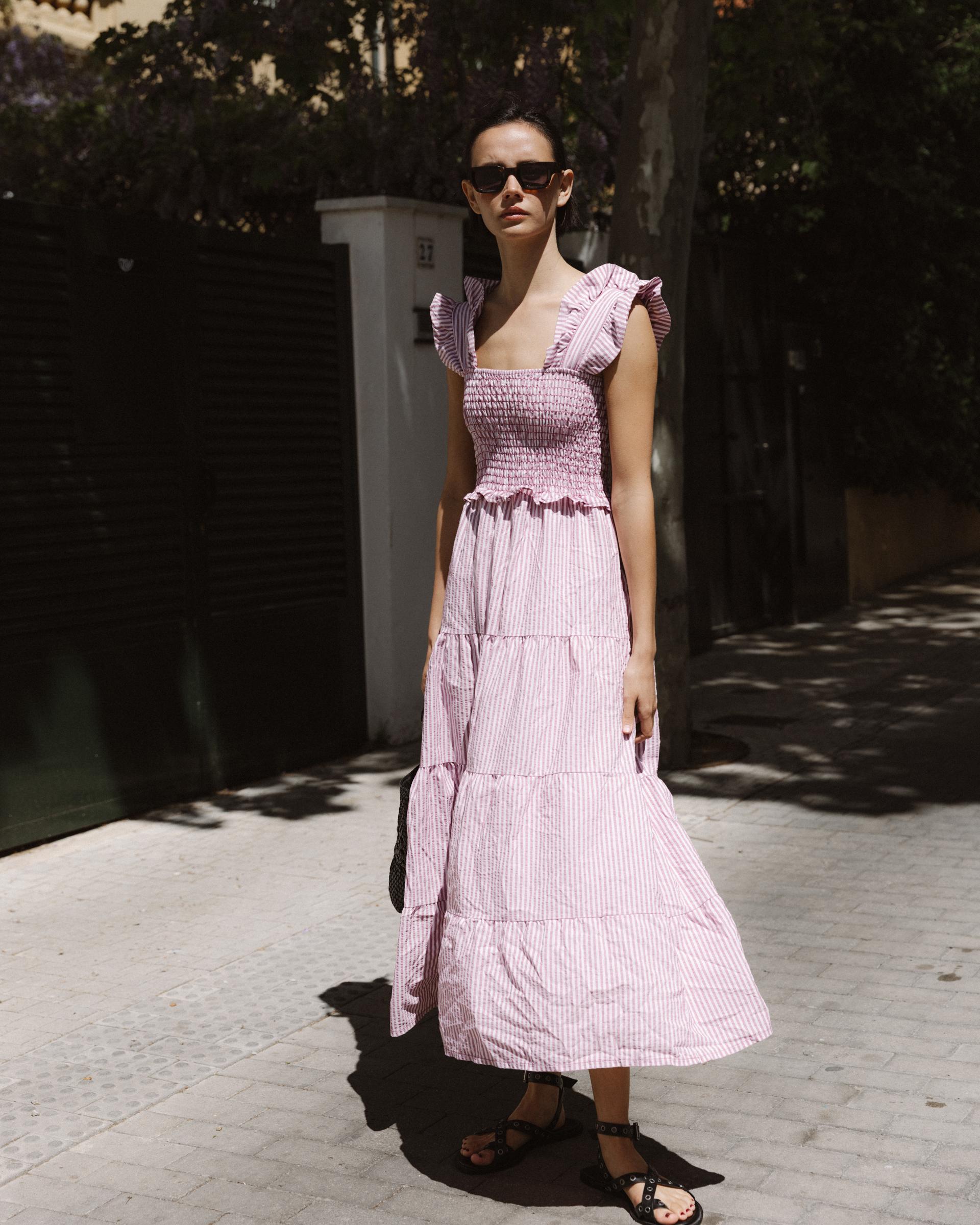 VESTIDO GOMAS VOLANTES