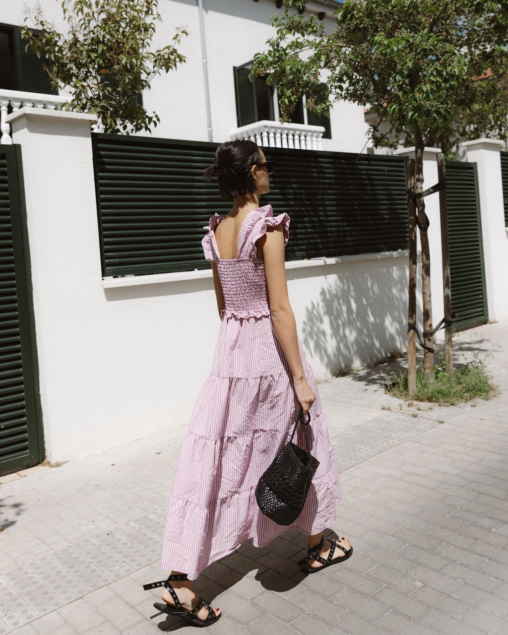 VESTIDO GOMAS VOLANTES