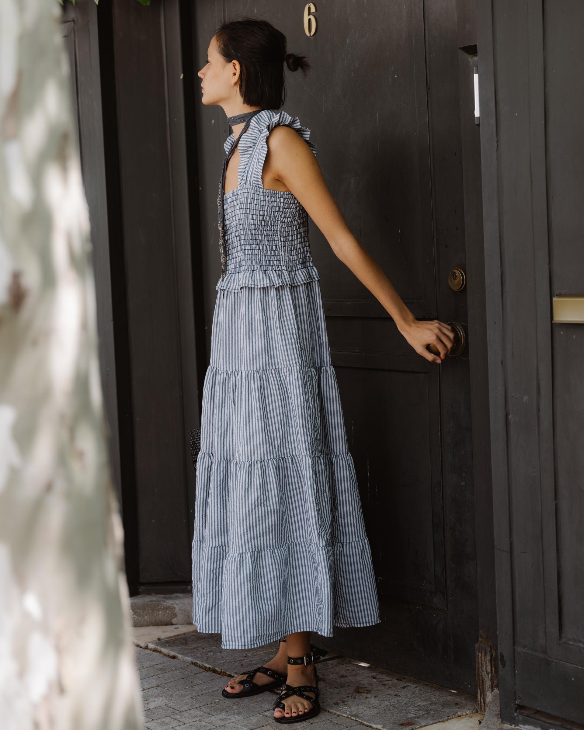 VESTIDO GOMAS VOLANTES