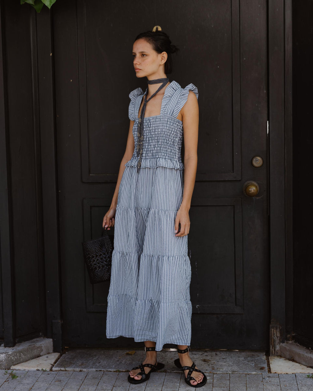 VESTIDO GOMAS VOLANTES