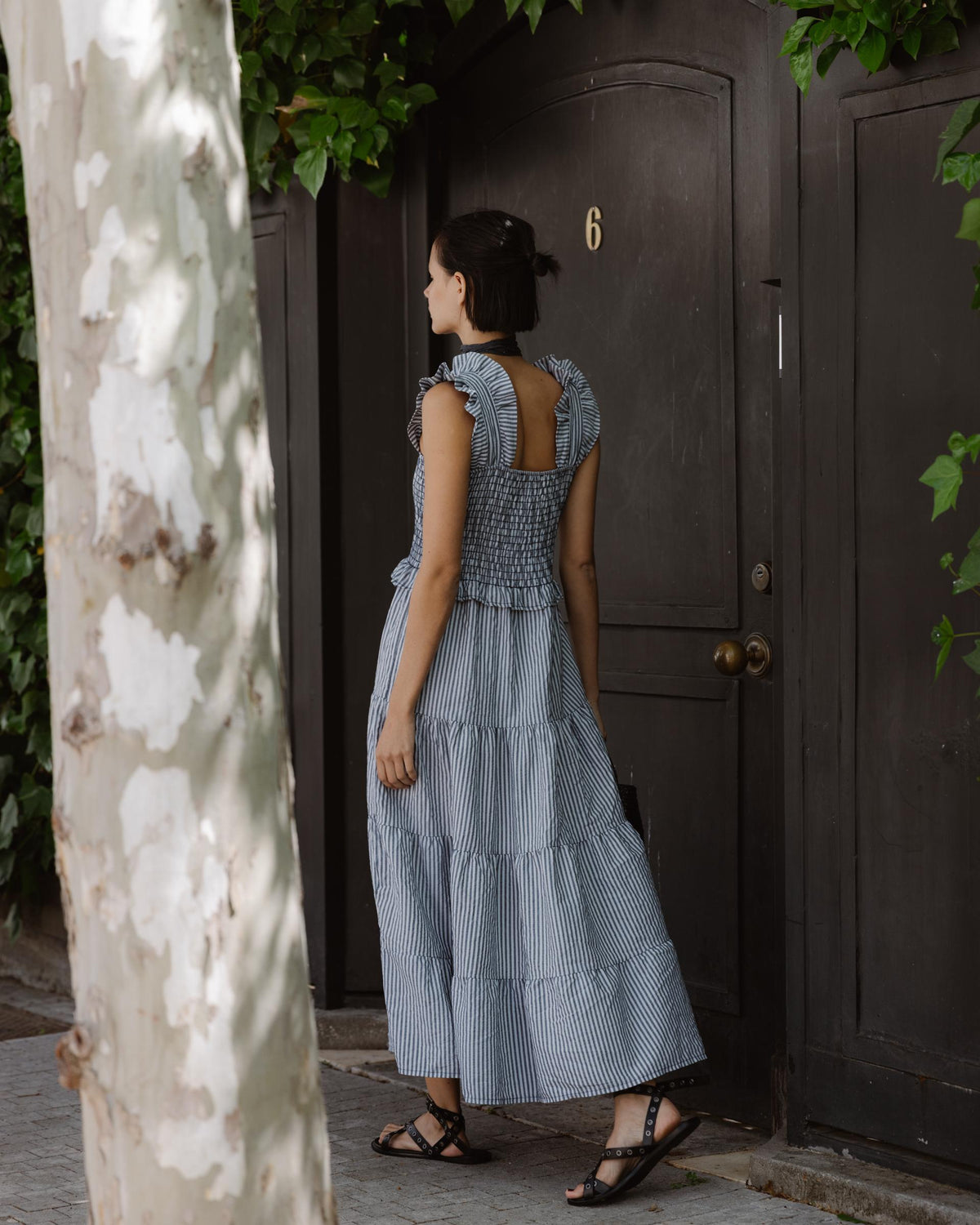 VESTIDO GOMAS VOLANTES