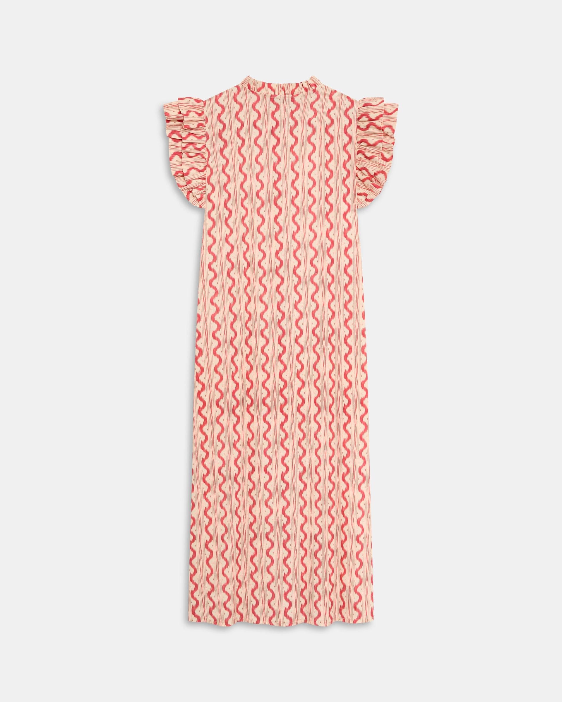 VESTIDO CAMISERO VOLANTES