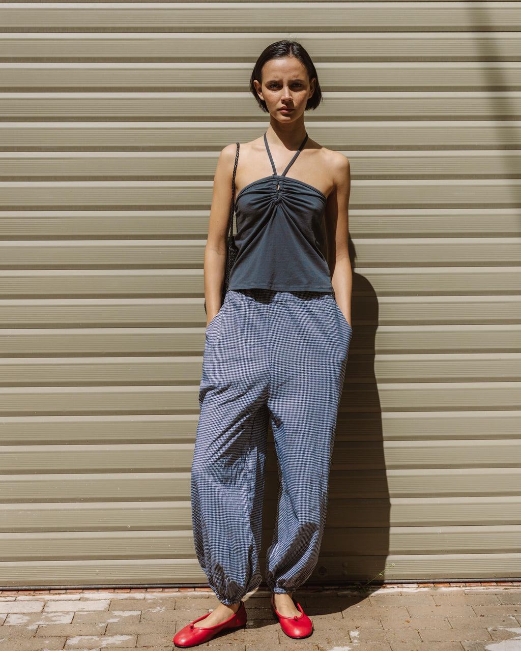 PANTALON BOMBACHO CUADROS VICHY
