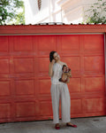 PANTALON WIDE LEG PINZAS