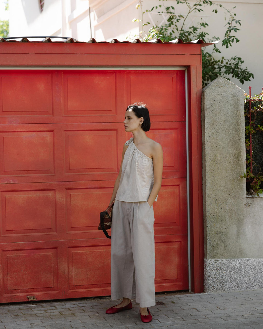 PANTALON WIDE LEG PINZAS