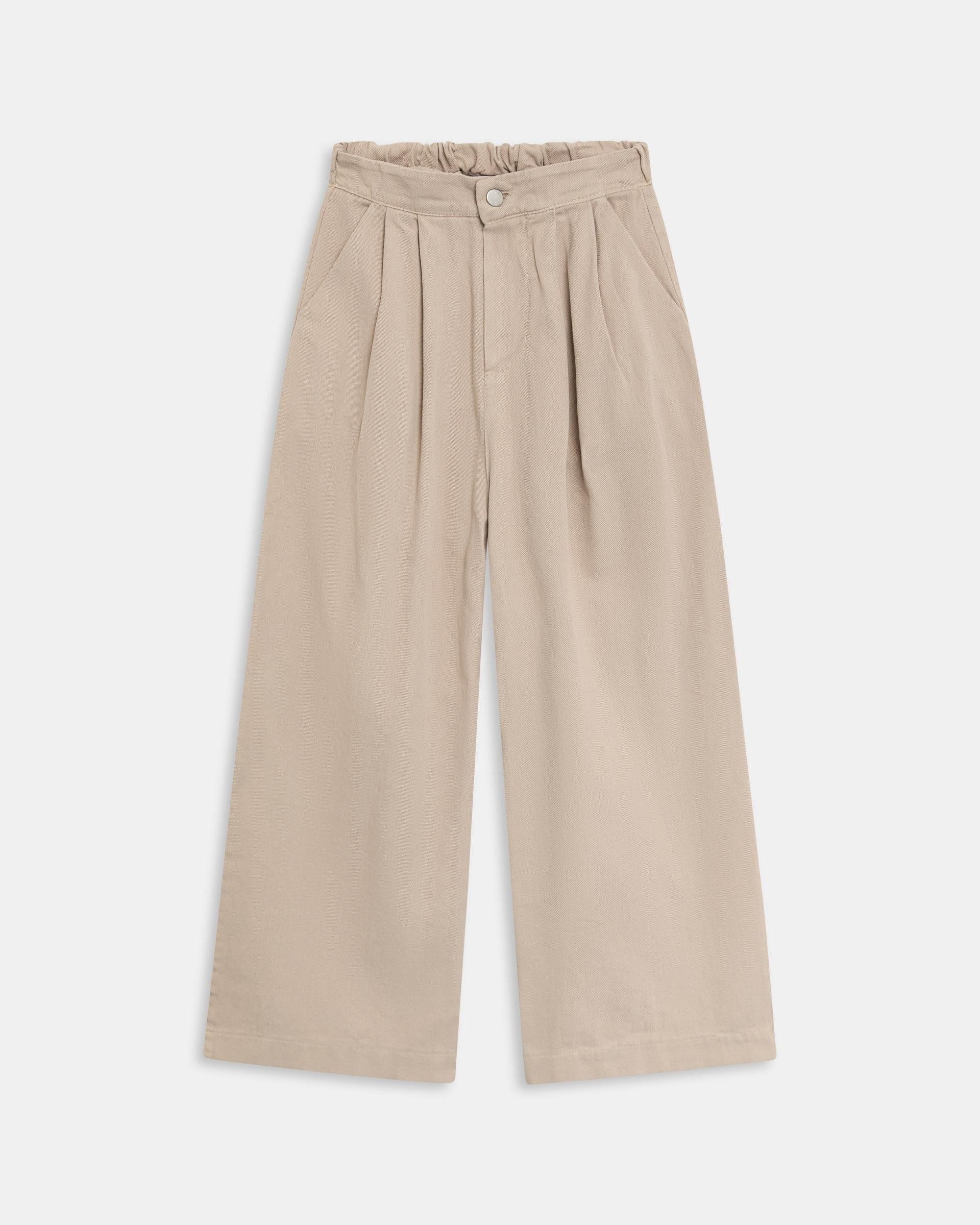 PANTALON WIDE LEG PINZAS