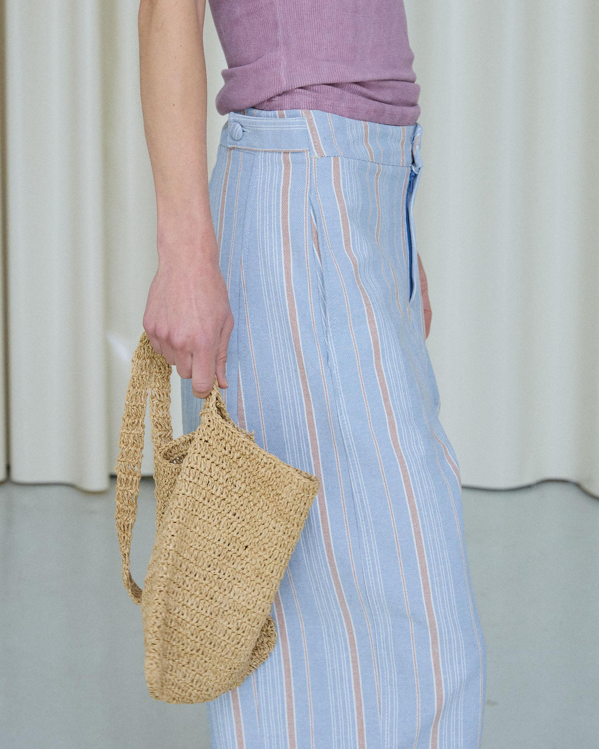 PANTALON BALLOON BOLSILLOS LATERALES RAYAS