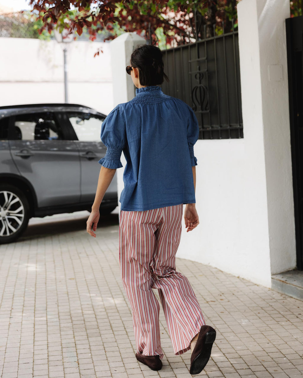 PANTALON RAYAS BOTONES