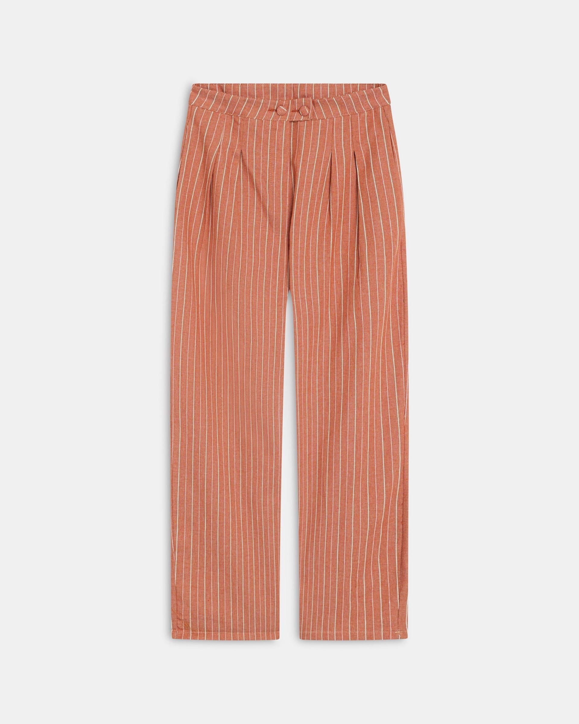 PANTALON WIDE LEG PINZAS RAYAS
