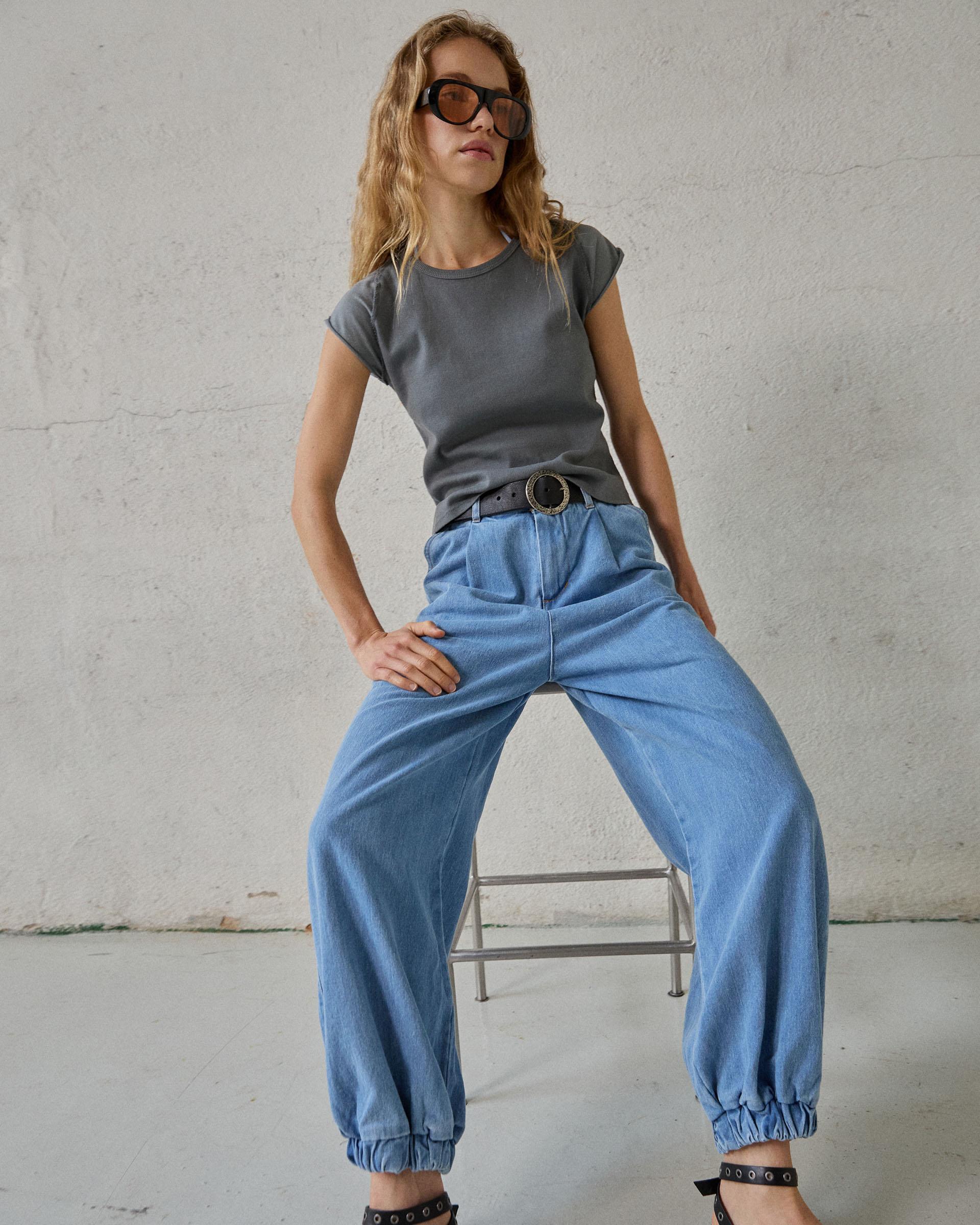 JEANS BOMBACHO PINZAS