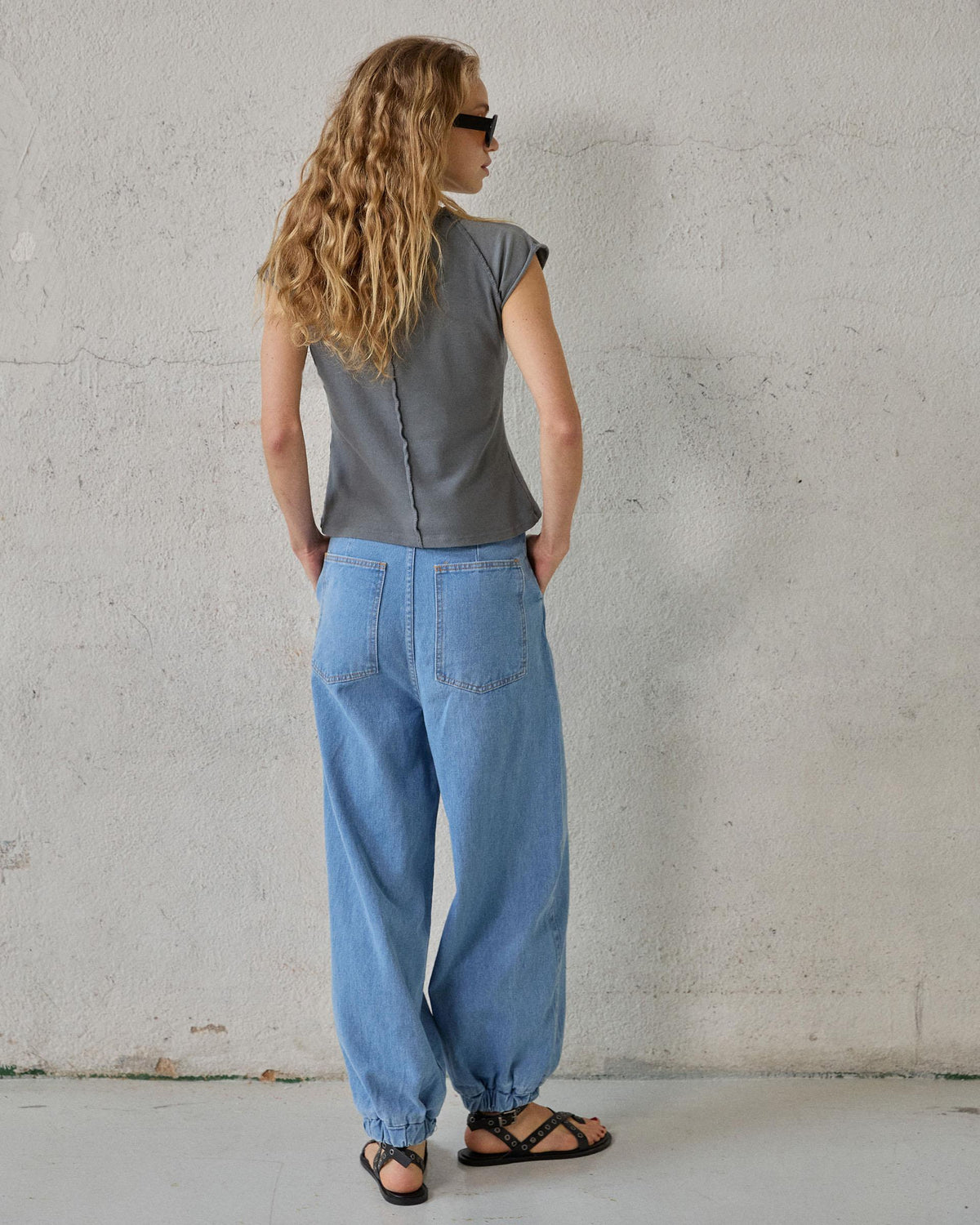 JEANS BOMBACHO PINZAS